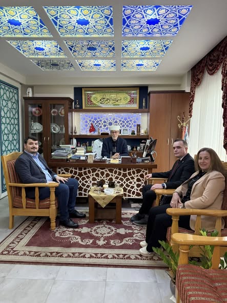 SEÇEK Yönetiminden Gümülcine Seçilmiş Müftüsü İbrahim Şerif’e Ziyaret